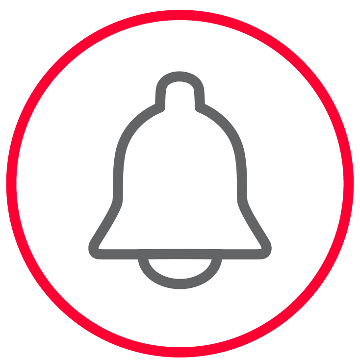 Bell Only Alarm Icon