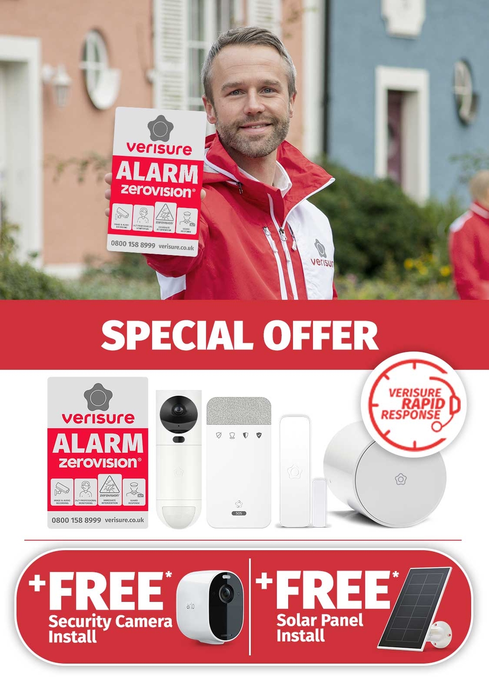 Home Security & Burglar Alarm Systems Guard Monitored 24/7 Verisure UK