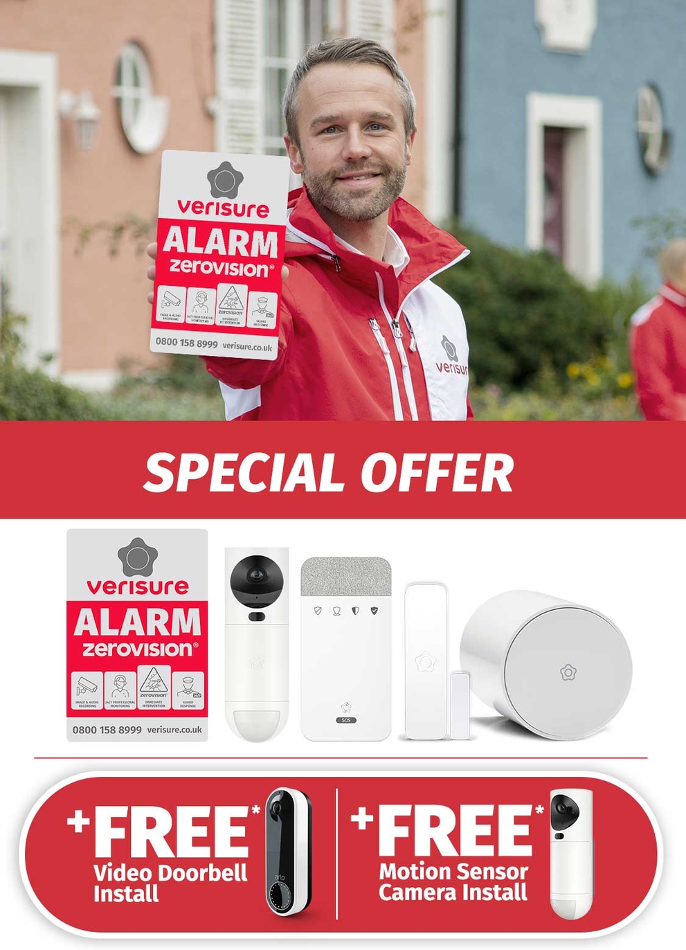 Home Security & Burglar Alarm Systems Guard Monitored 24/7 Verisure UK