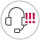Alarm receiving centre icon