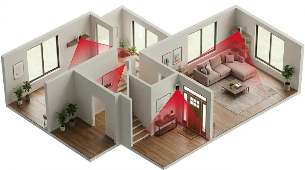 Arlo Indoor camera placement