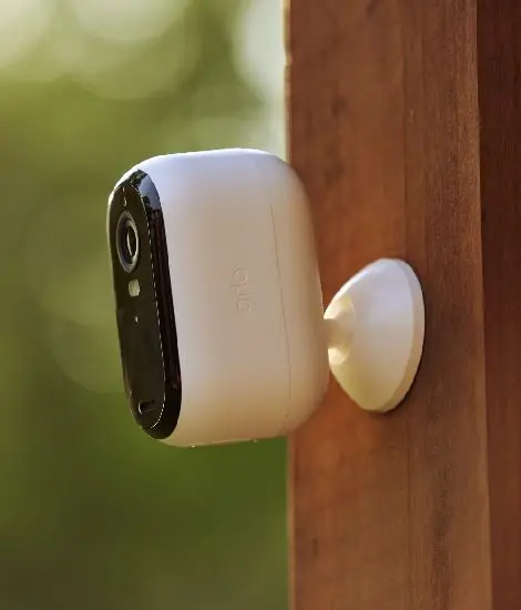 Outdoor Security Camera in Home Alarm System