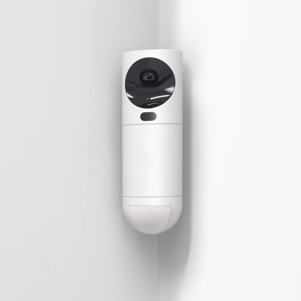 GuardVision Camera Mounted in Living Room