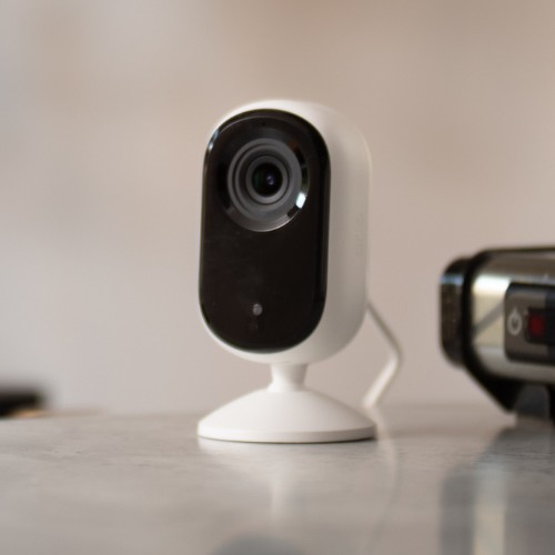 Indoor Security Camera in Kitchen