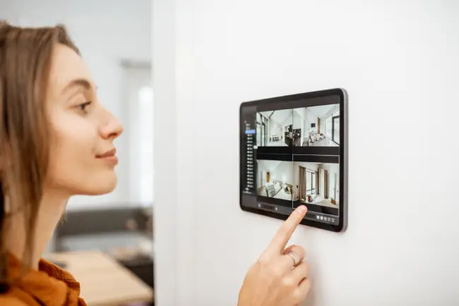 Self monitored alarm system