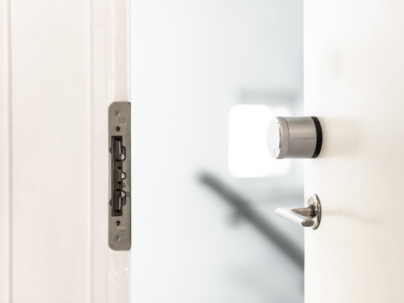 Verisure LockGuard Smart Lock Being Installed