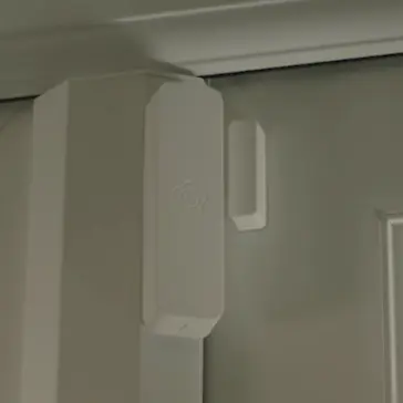 Shock Sensor on Door in Alarm System