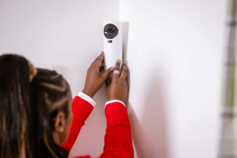 Verisure technician servicing GuardVision